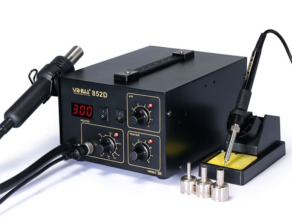 YIHUA-852D 2 in 1 Hot Air Rework Station with Soldering Iron