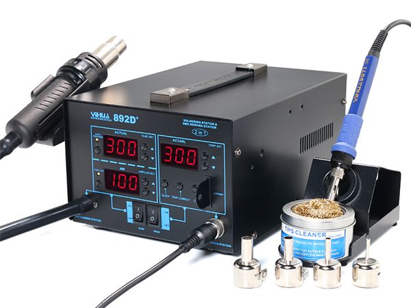 YIHUA-892D+ SMD Hot Air Rework Station with Soldering Iron